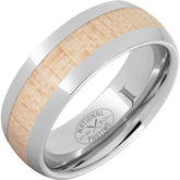 National Pastime Collection Serinium® Ring with Vintage Maple Baseball Bat Wood Inlay